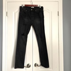 Zara Men's Black Skinny Jeans